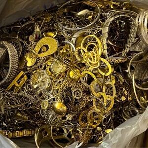 3 pound LB tangled jewelry- TREASURE HUNT for chains and more..